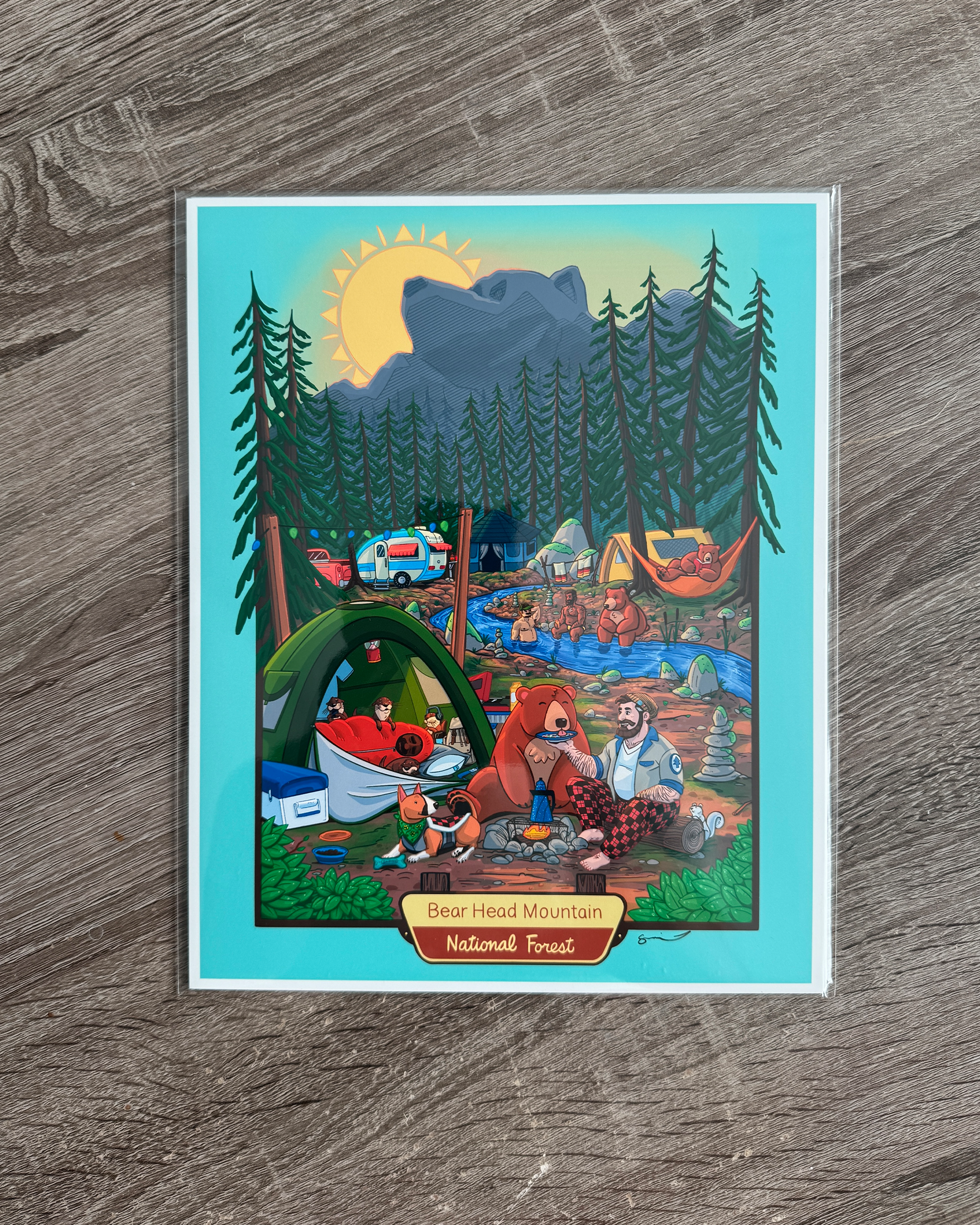 Bear Head Mountain Fine Art Print