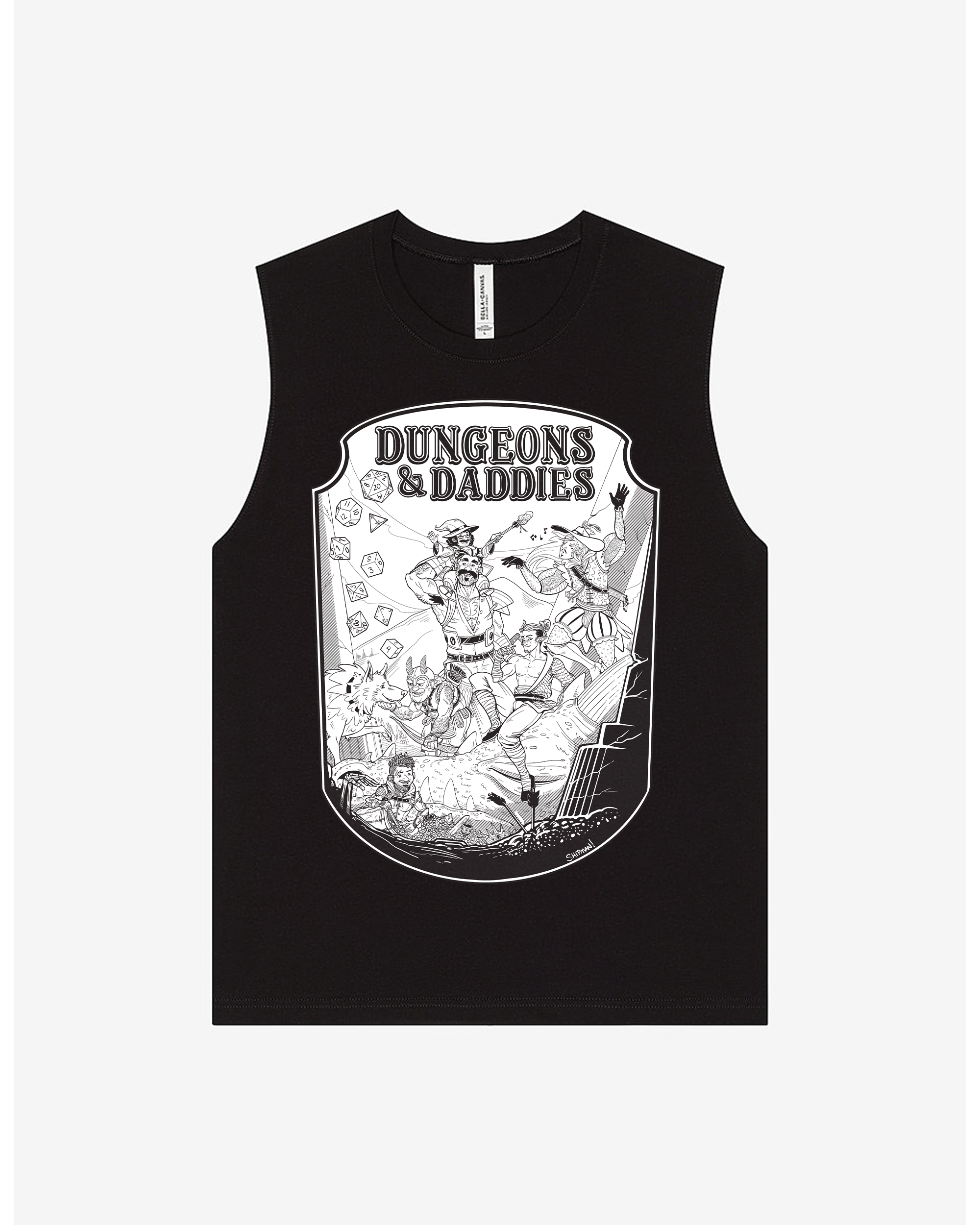 Dungeons & Daddies Signature Muscle Tank