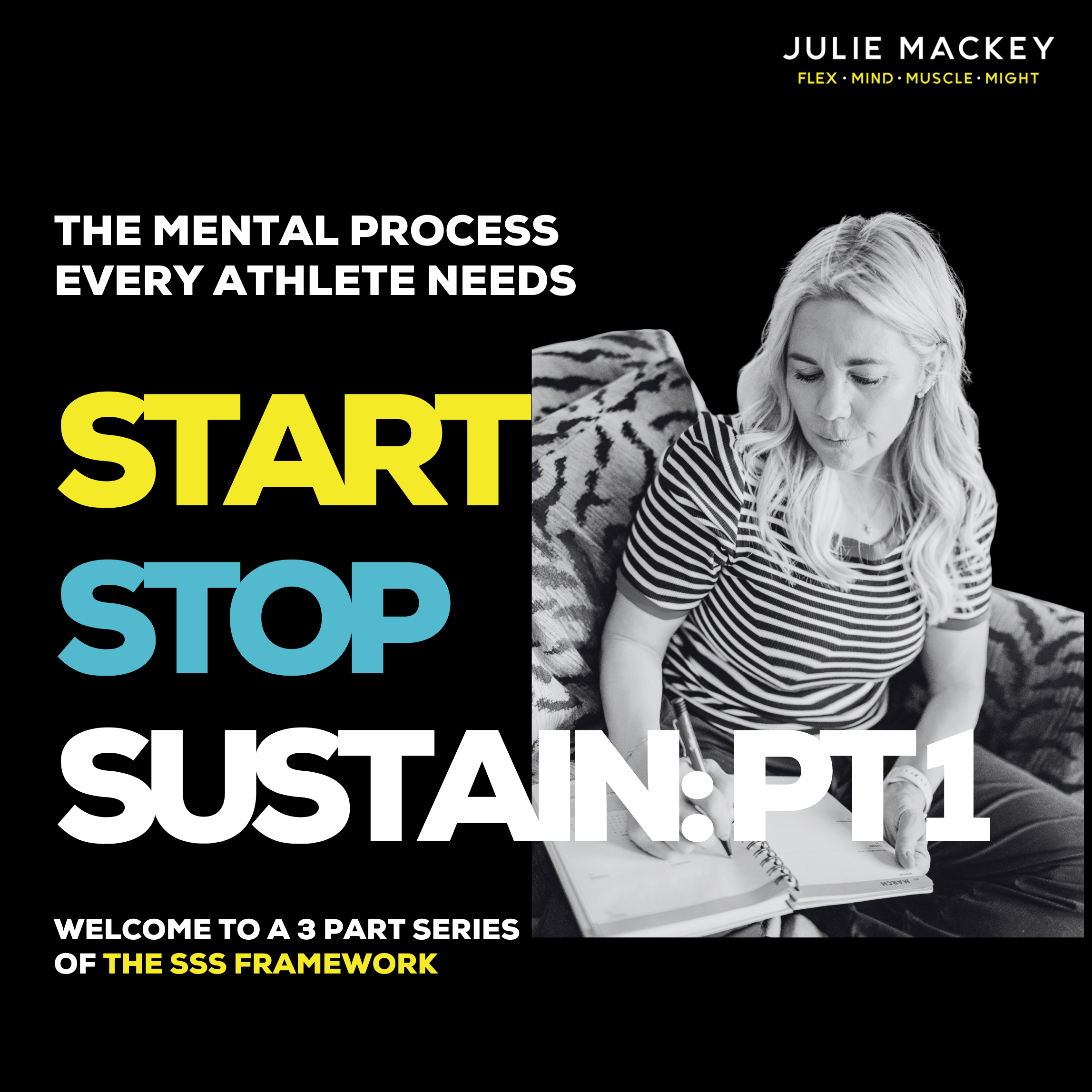 Start, Stop, Sustain: The process Every Athlete Needs in January-JUST GET STARTed!