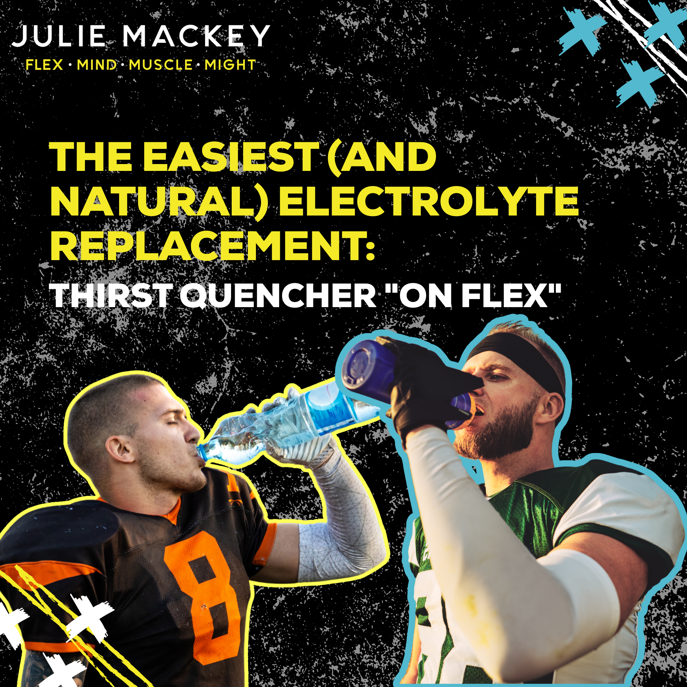The Easiest (and Natural) Electrolyte Replacement: Thirst Quencher "on Flex"