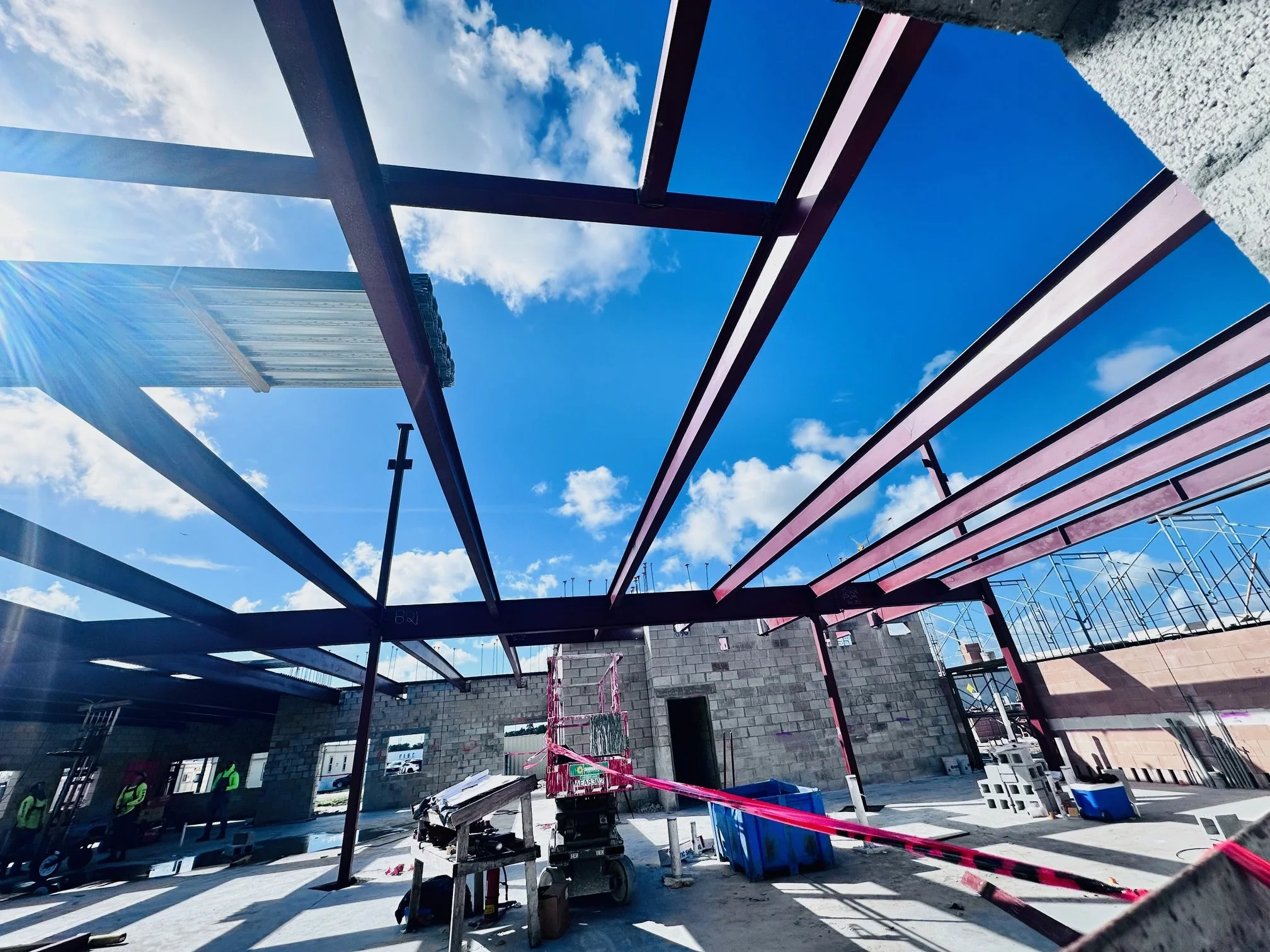 Footers and slab framing nearing completion