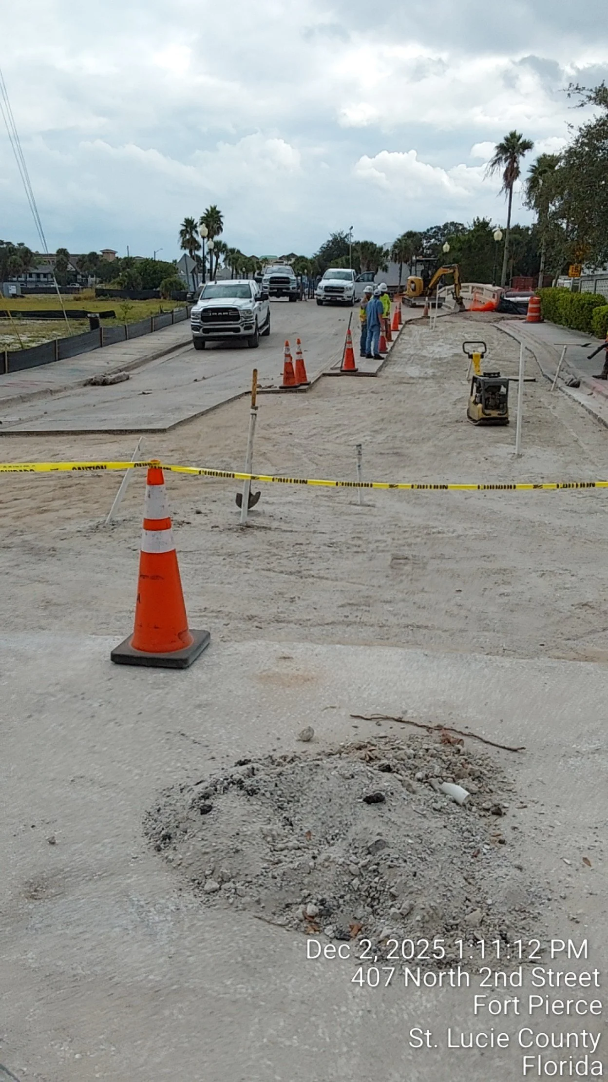 Grade Inspection for 2nd st. and Backus Avenue Asphalt.jpg