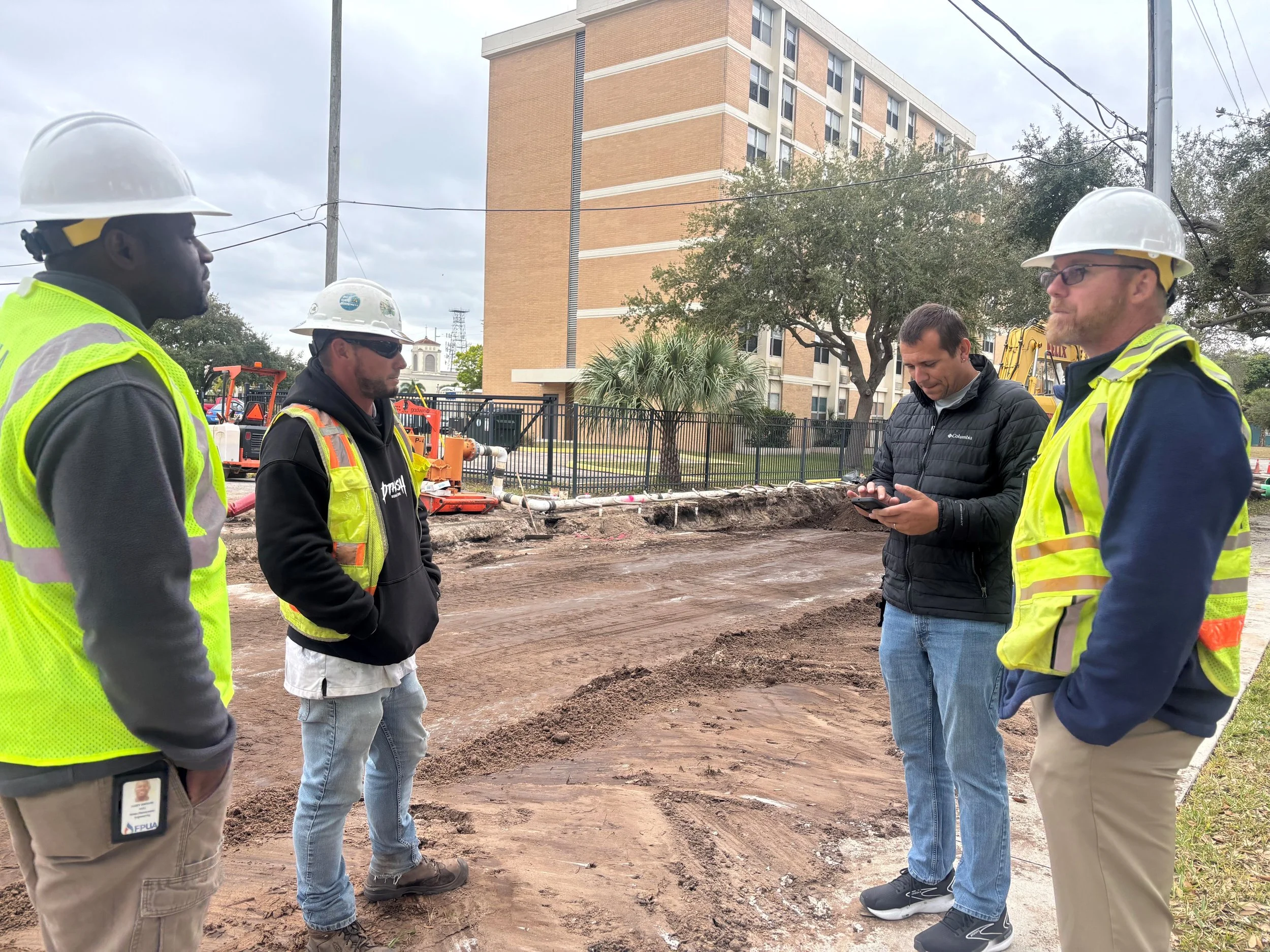 FPUA welcomes FDEP representative for on-site visit