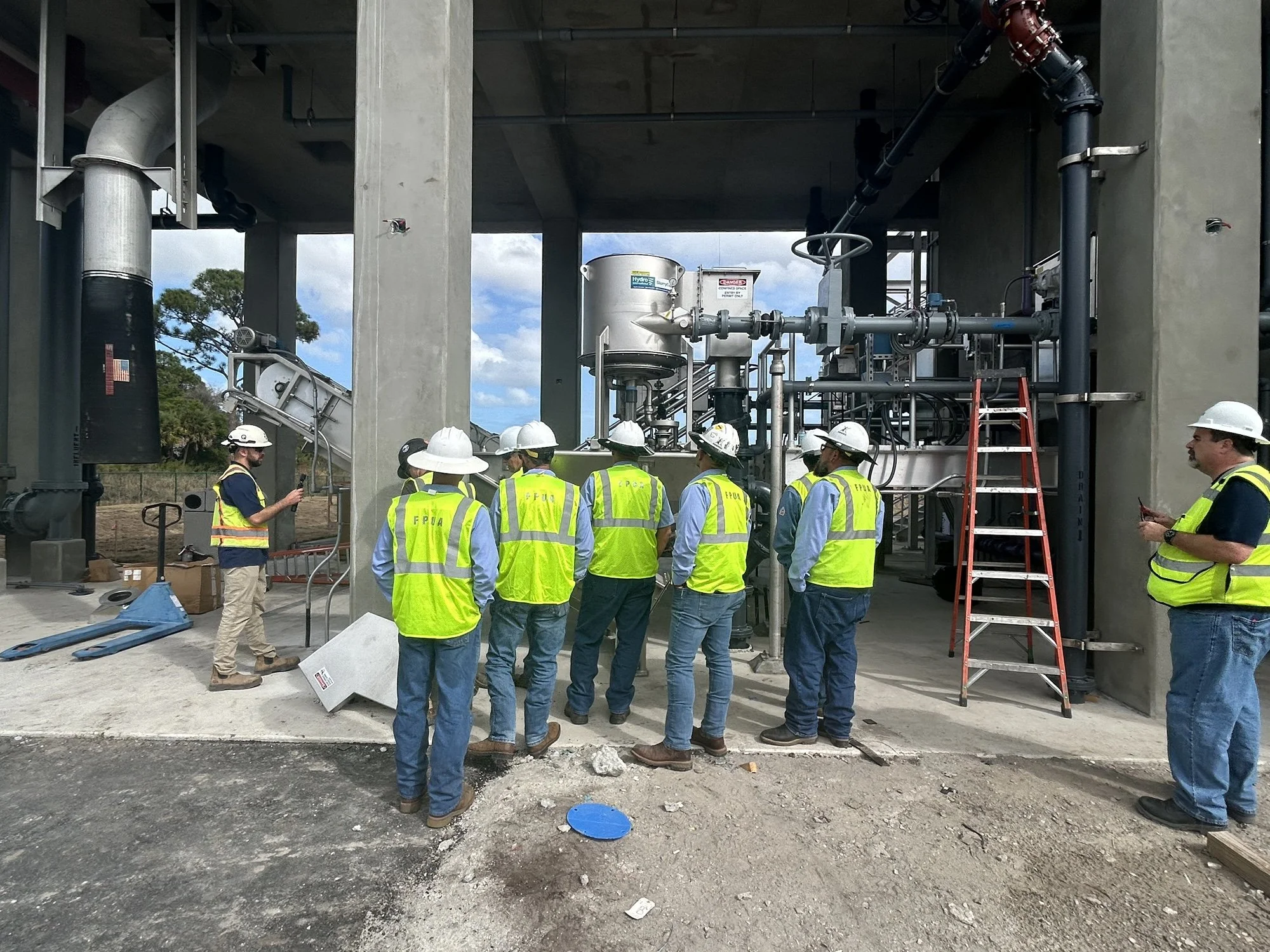 Visible progress continues with the final stages of civil sitework