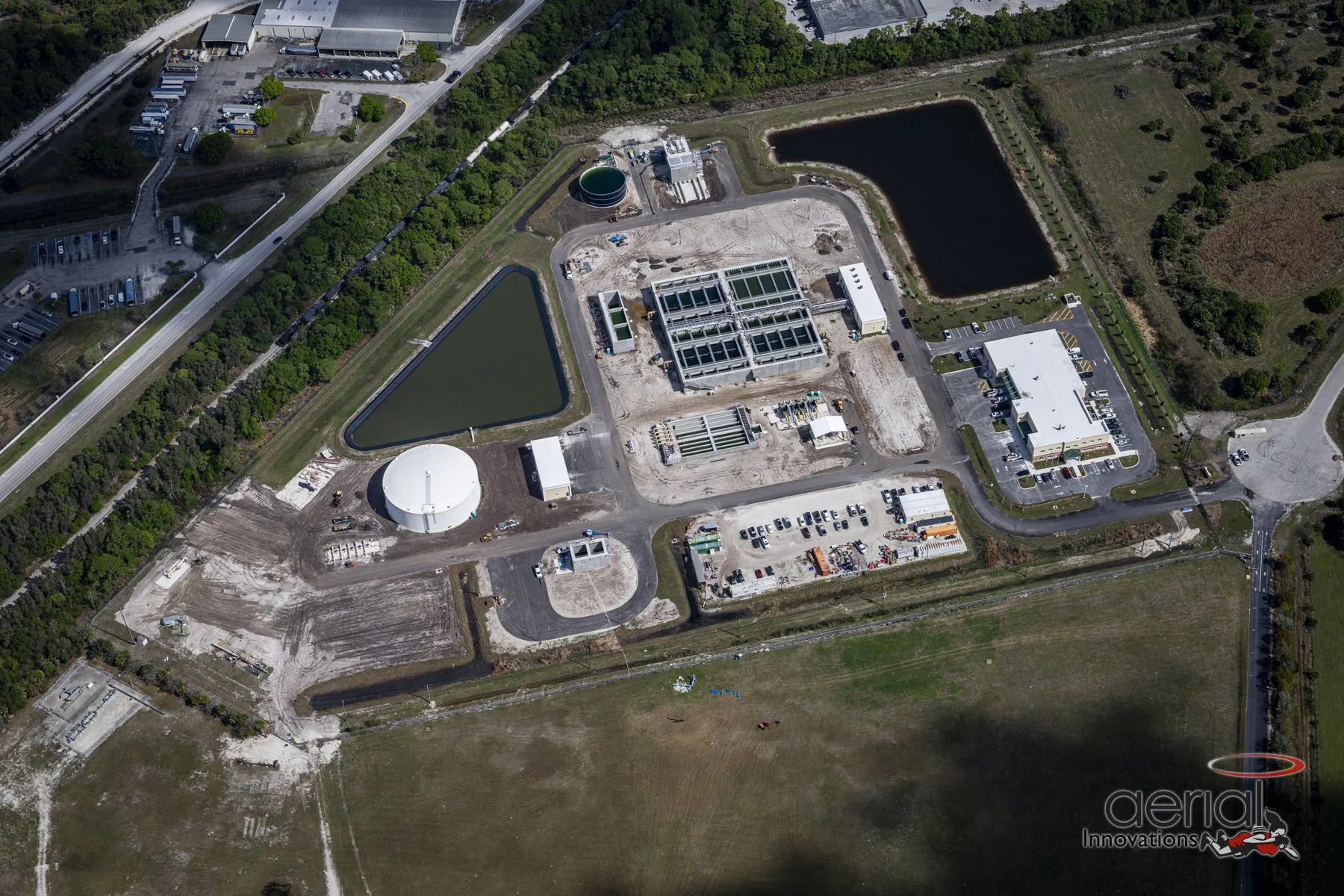 Crews completing final landscaping details