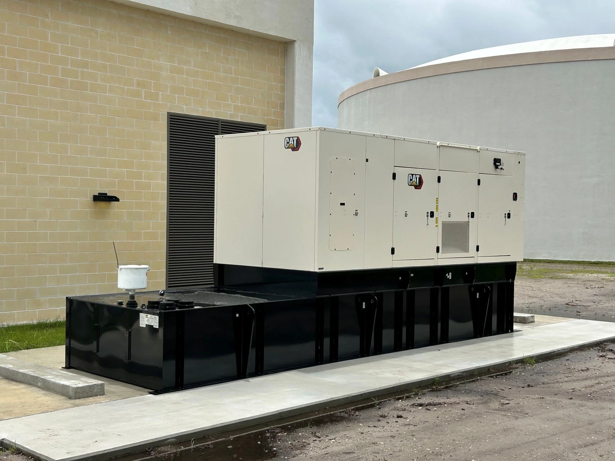 New backup generator has arrived onsite