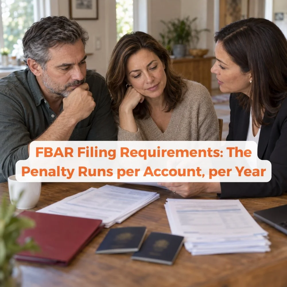 Foreign Bank Account Reporting (FBAR): Who Must File and When