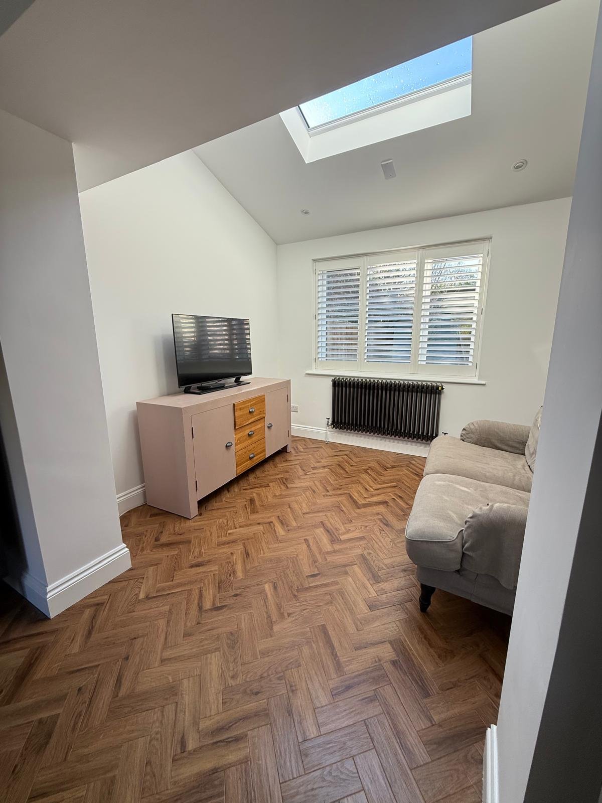 Front Extension Increasing Space For Kitchen, New Oak Porch  