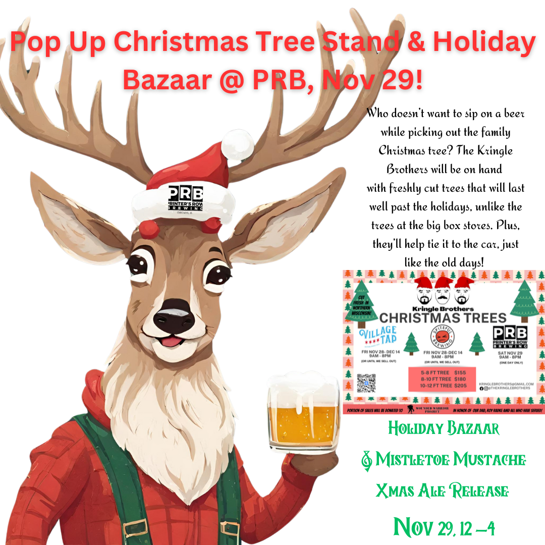 Holiday Bazaar and Mistletoe Mustache Christmas Ale Release!