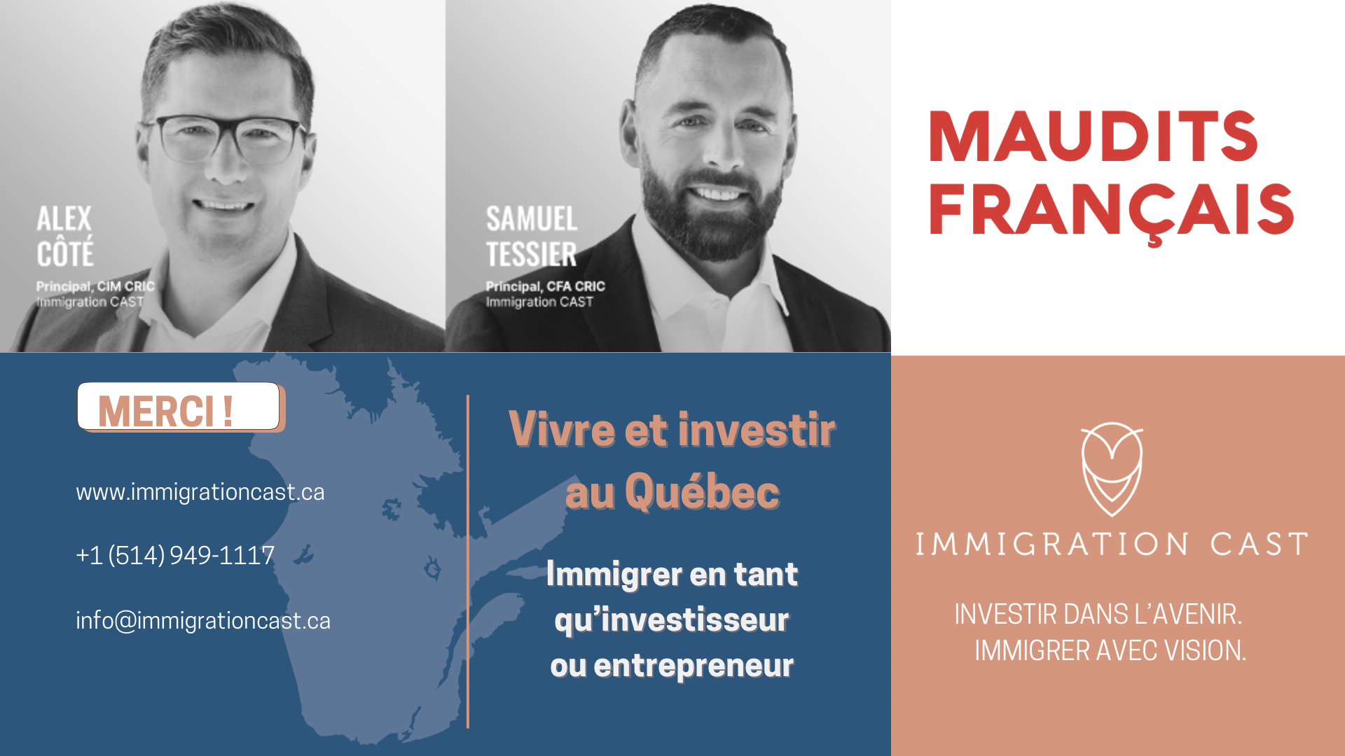 Maudits Français X Immigration CAST