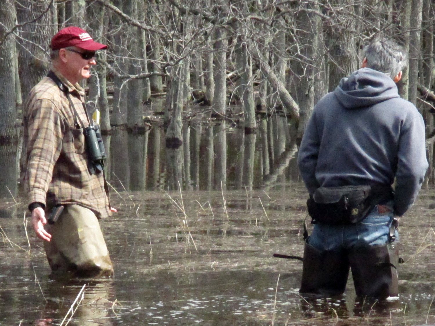 With Gary Casper, herp survey