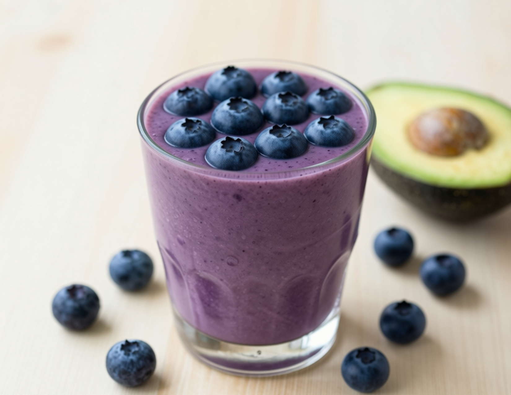 Avocado Blueberry Mango Smoothie