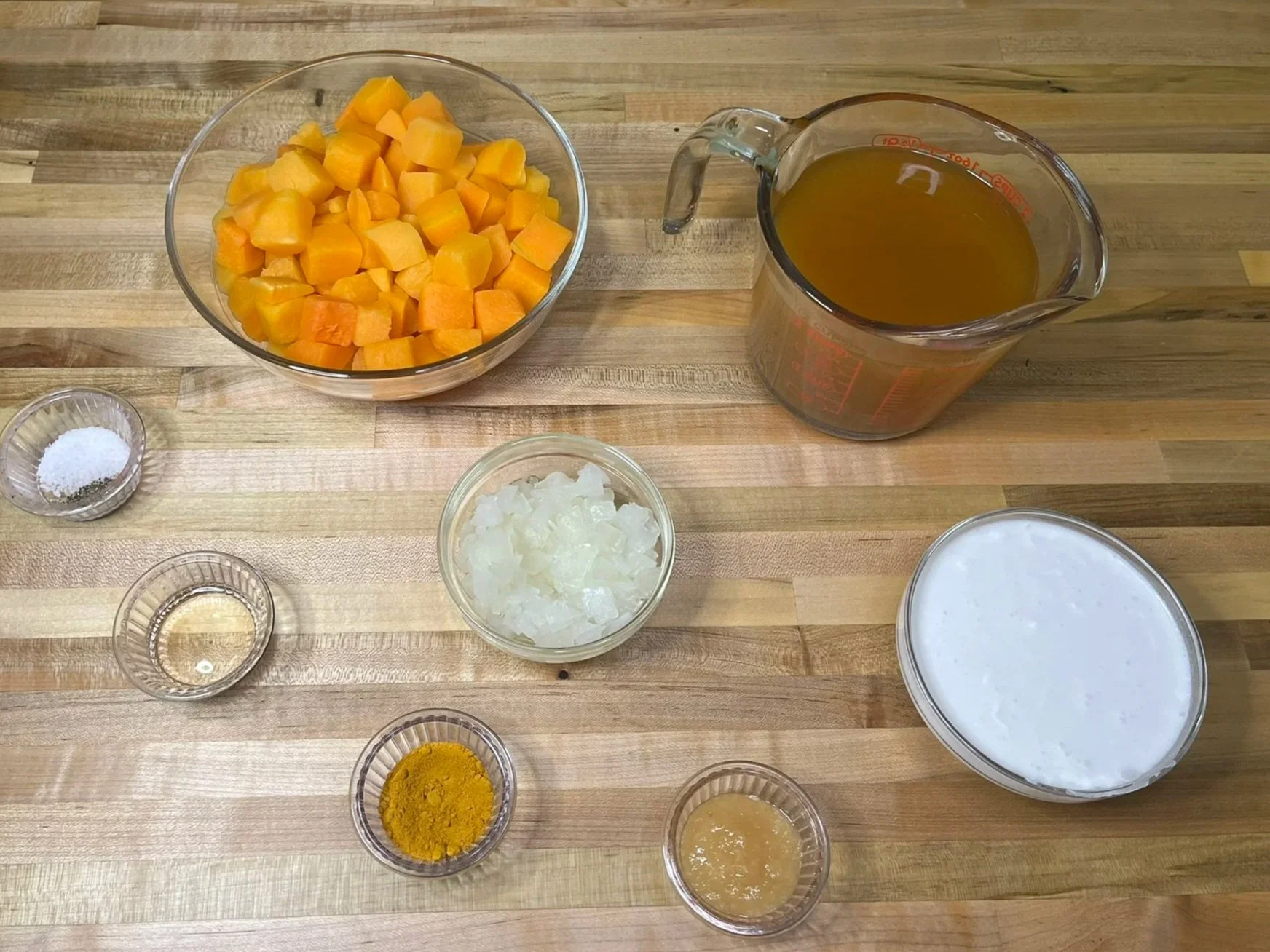 Golden Ginger Soup Ingredients
