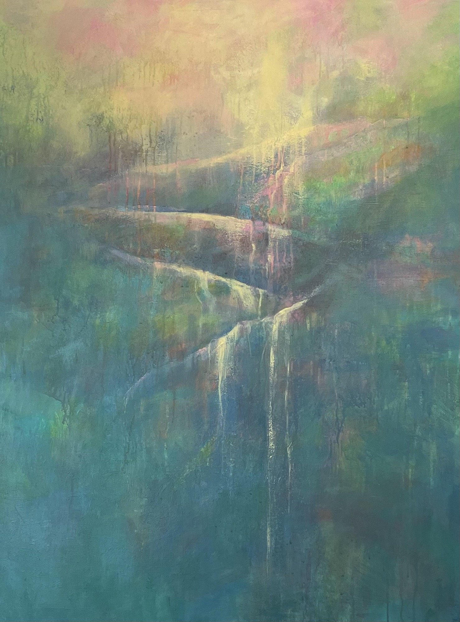 "Lightfall", Acrylic, Private Collection