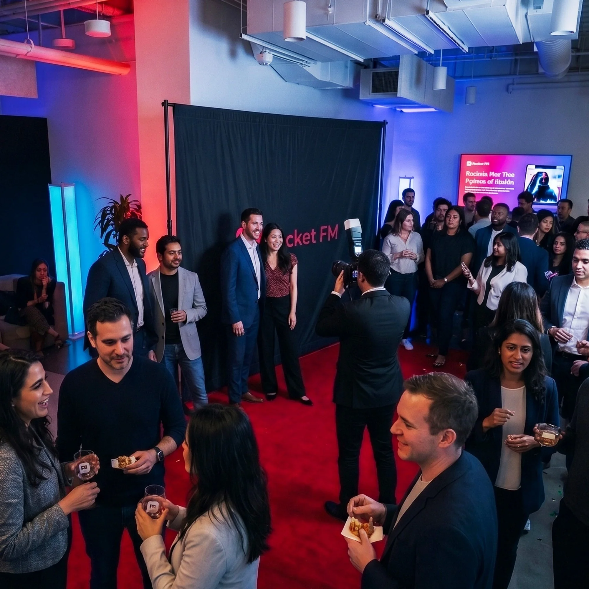 Pocket FM transformed the opening of its new Culver City headquarters into a red carpet celebration, bringing employees together for an evening of music, connection, and immersive entertainment. Explore how Groove Approved helped create a memorable c
