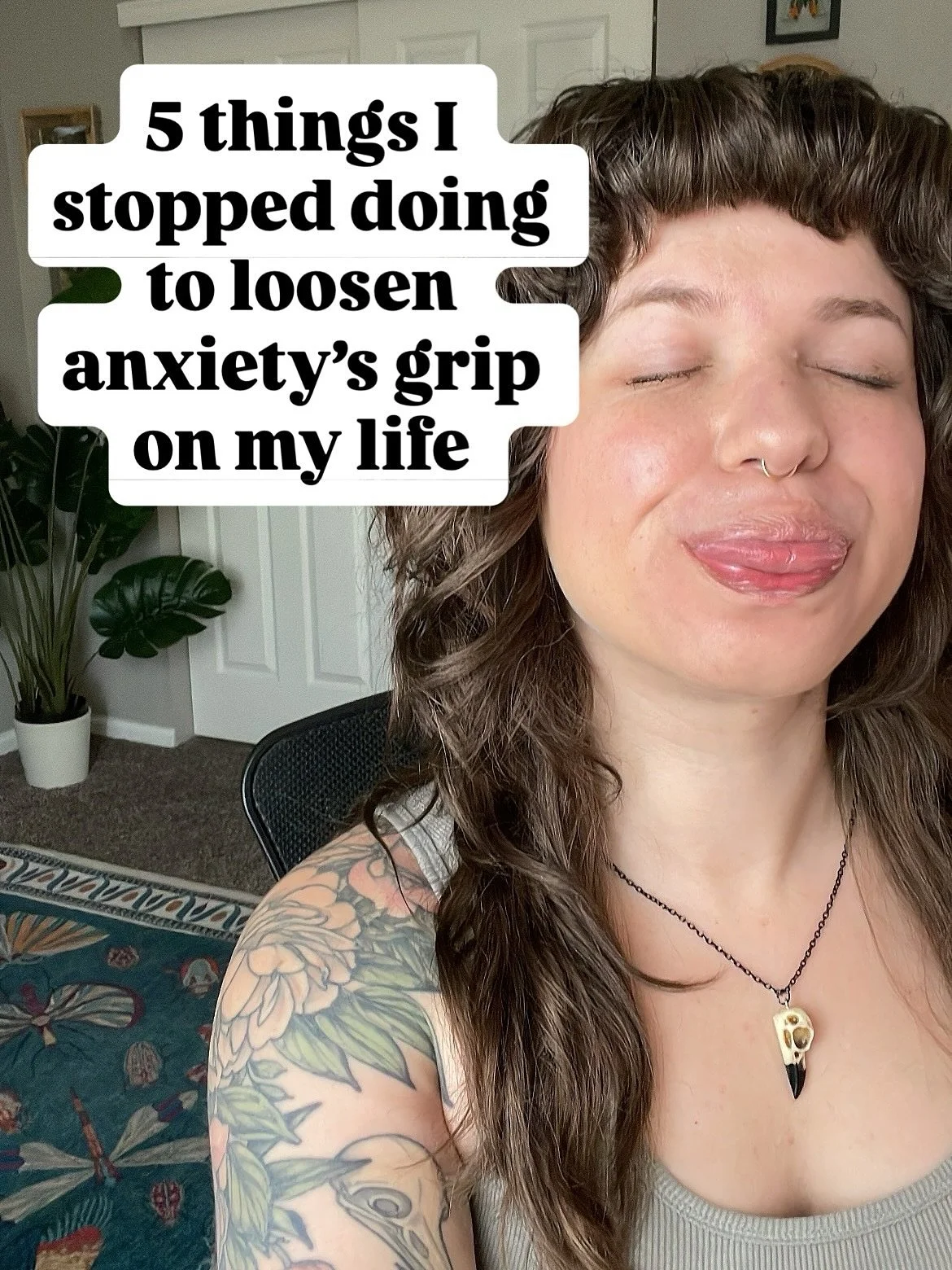 Sometimes peace comes from identifying what you can actually control.

And to be so clear, letting these behaviors go was TOUGH for me. 

But the drop in unnecessary anxiety has been more than worth it. 

What have you stopped doing that&rsquo;s help