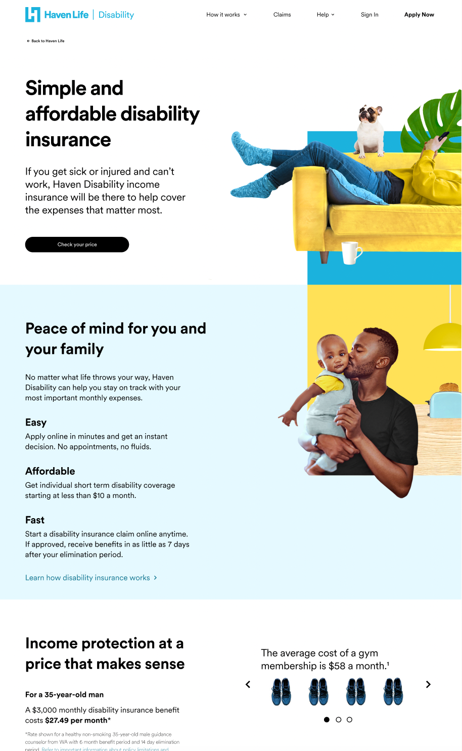 Haven Disability · Marketing, Quote, Brand