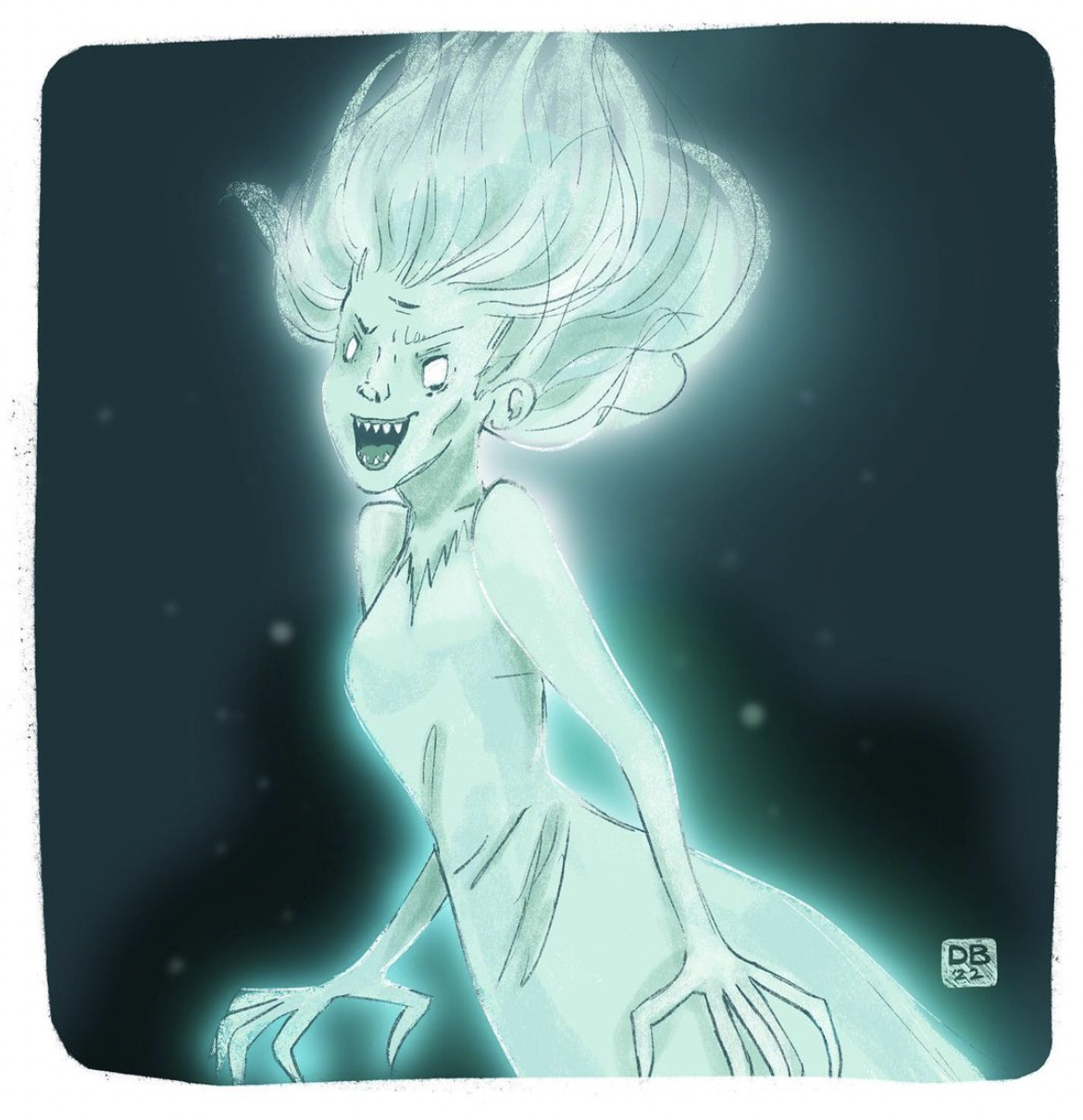 Illustration of a banshee