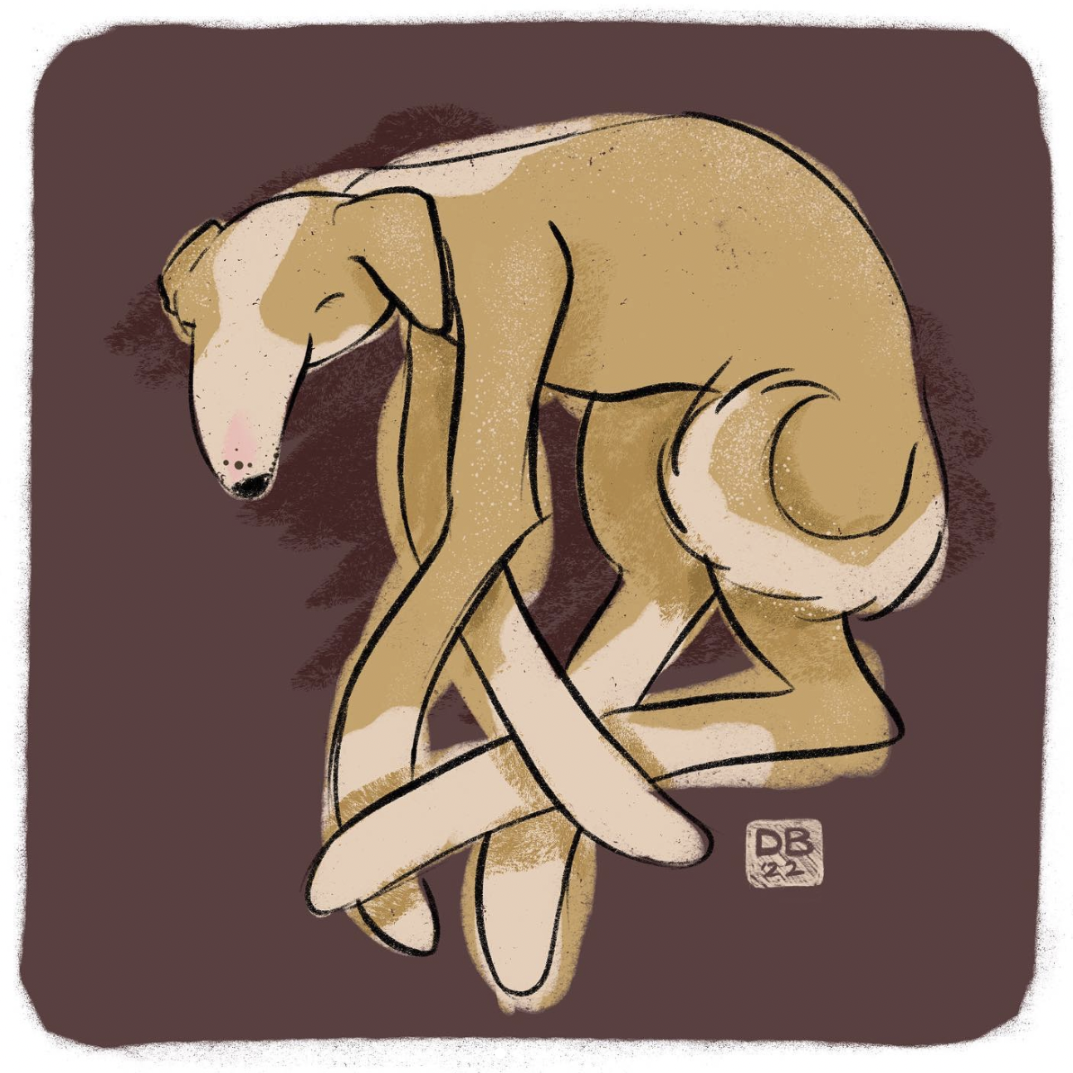 Illustration of a dog