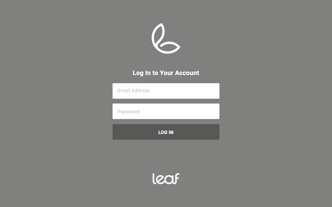 Screenshot of a tablet app low-fi mockup