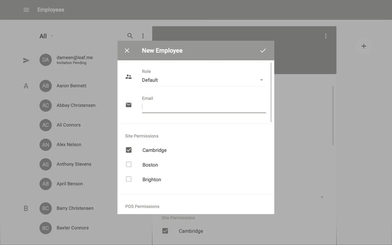 Screenshot of a tablet app low-fi mockup