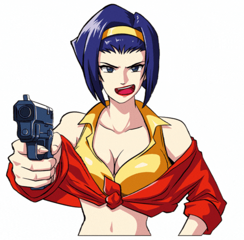 Faye Valentine Motion Sticker