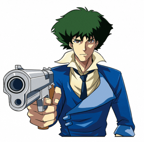 Spike Spiegel Motion Sticker