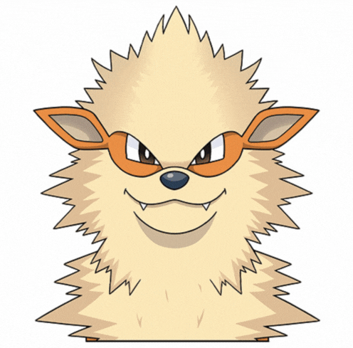 Arcanine Motion Sticker