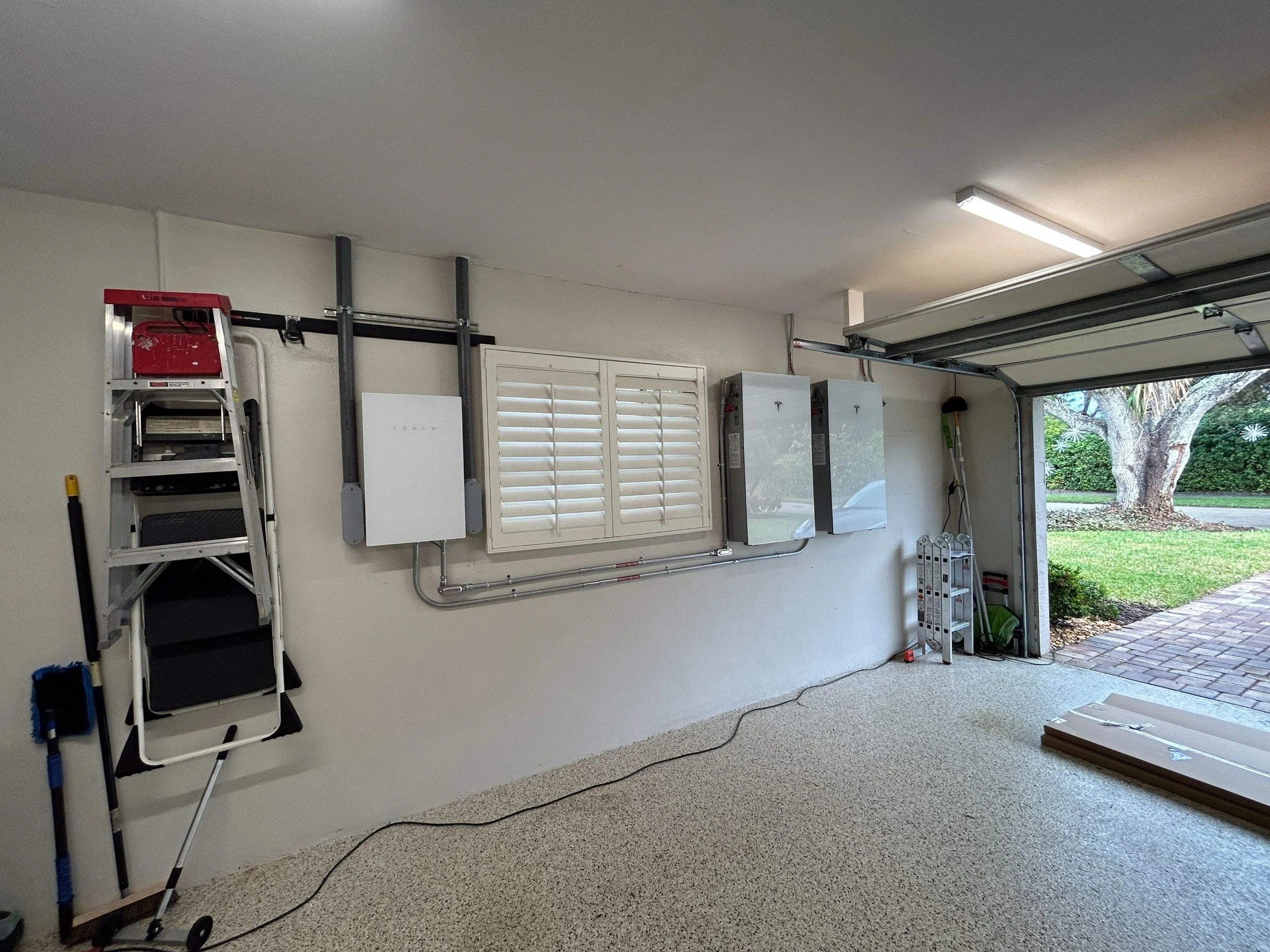 Tesla Powerwall 3 installation inside garage Naples FL
