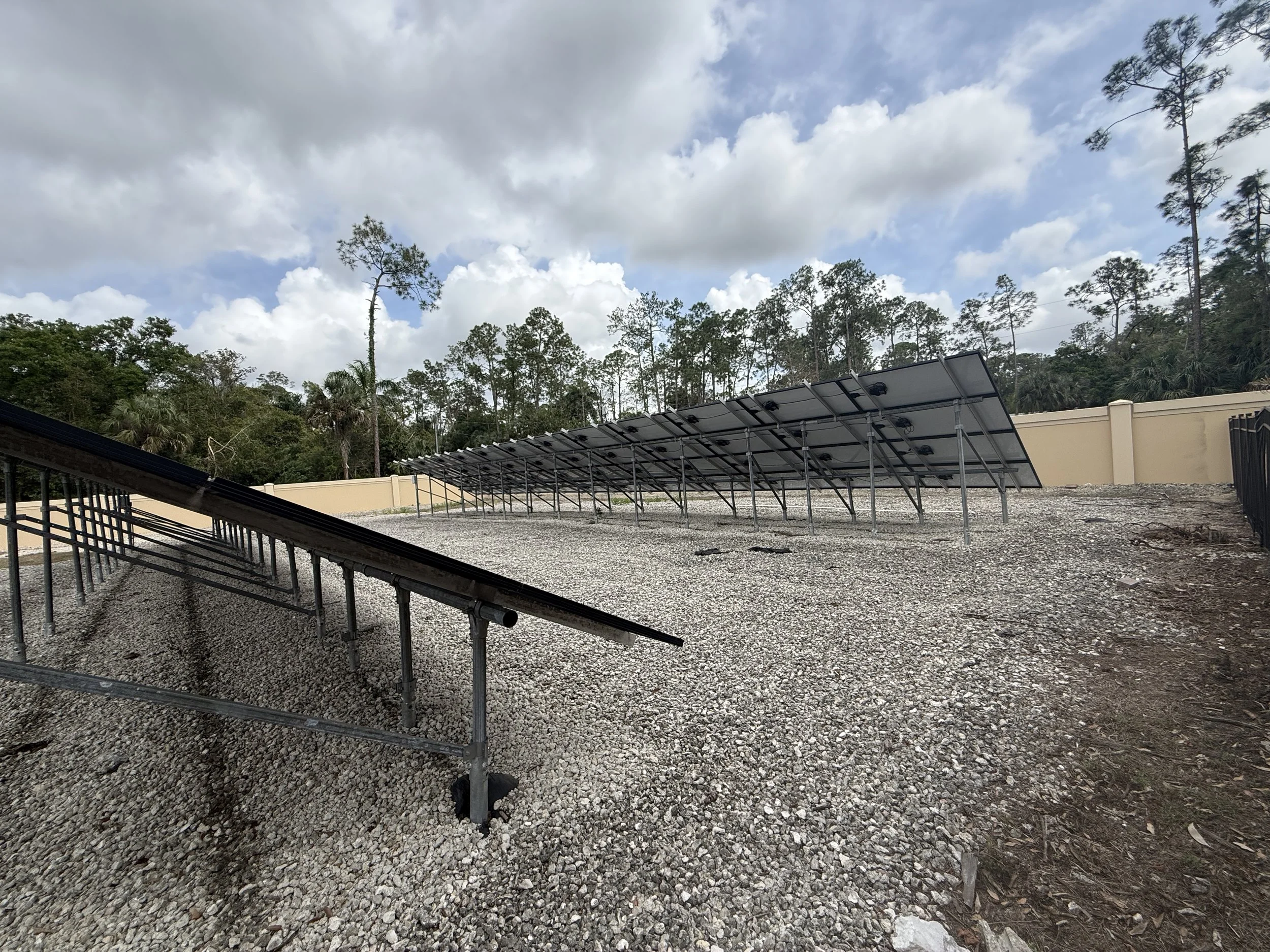 Ground mounted solar array