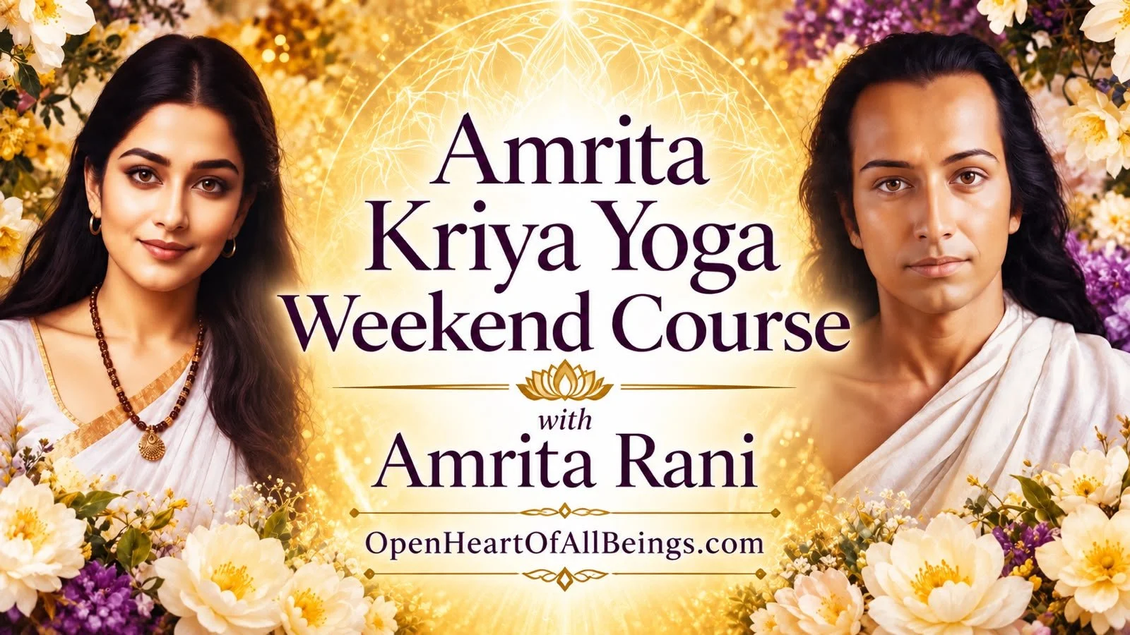 Amrita Kriya Yoga Weekend Course | Online via Zoom 