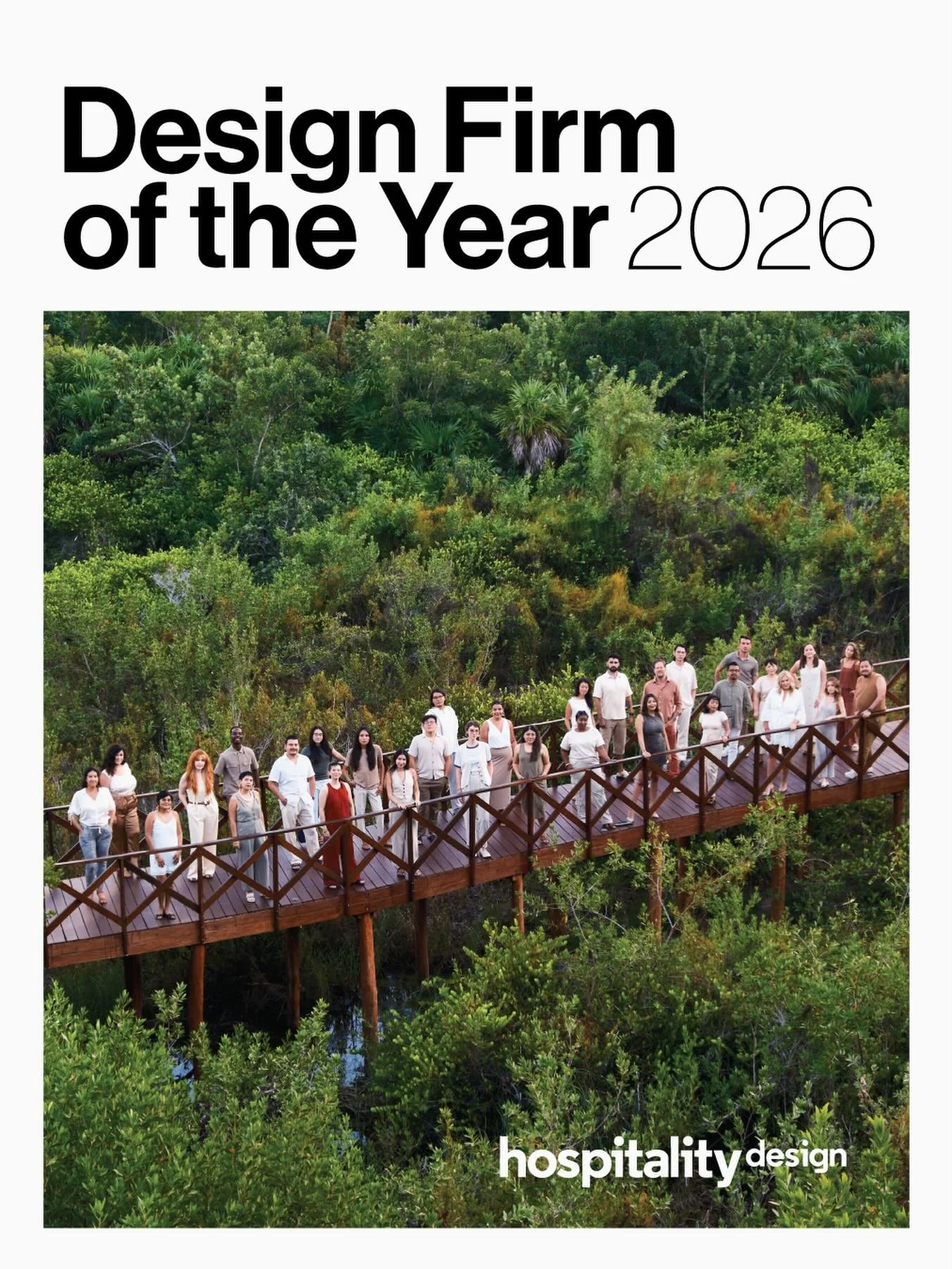 We are overjoyed and honored to share that Curioso was named @hospitalitydesign&rsquo;s 2026 Design Firm of the Year. What began 12 years ago as a studio of two has grown into a binational, 45-person collective of designers, architects, and brand str
