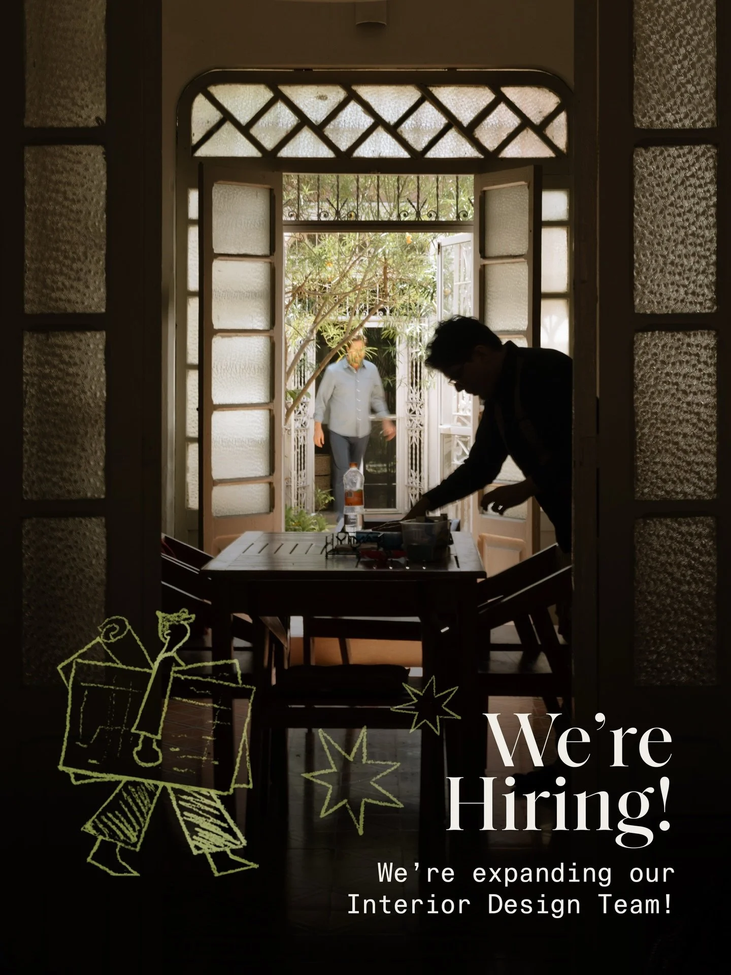 We&rsquo;re expanding ✨

Our Interior Design team is growing, and we&rsquo;re opening a few new roles for talented creatives. If you&rsquo;re inspired by meaningful spaces, strong concepts, and the art of bringing ideas to life, we&rsquo;d love to he