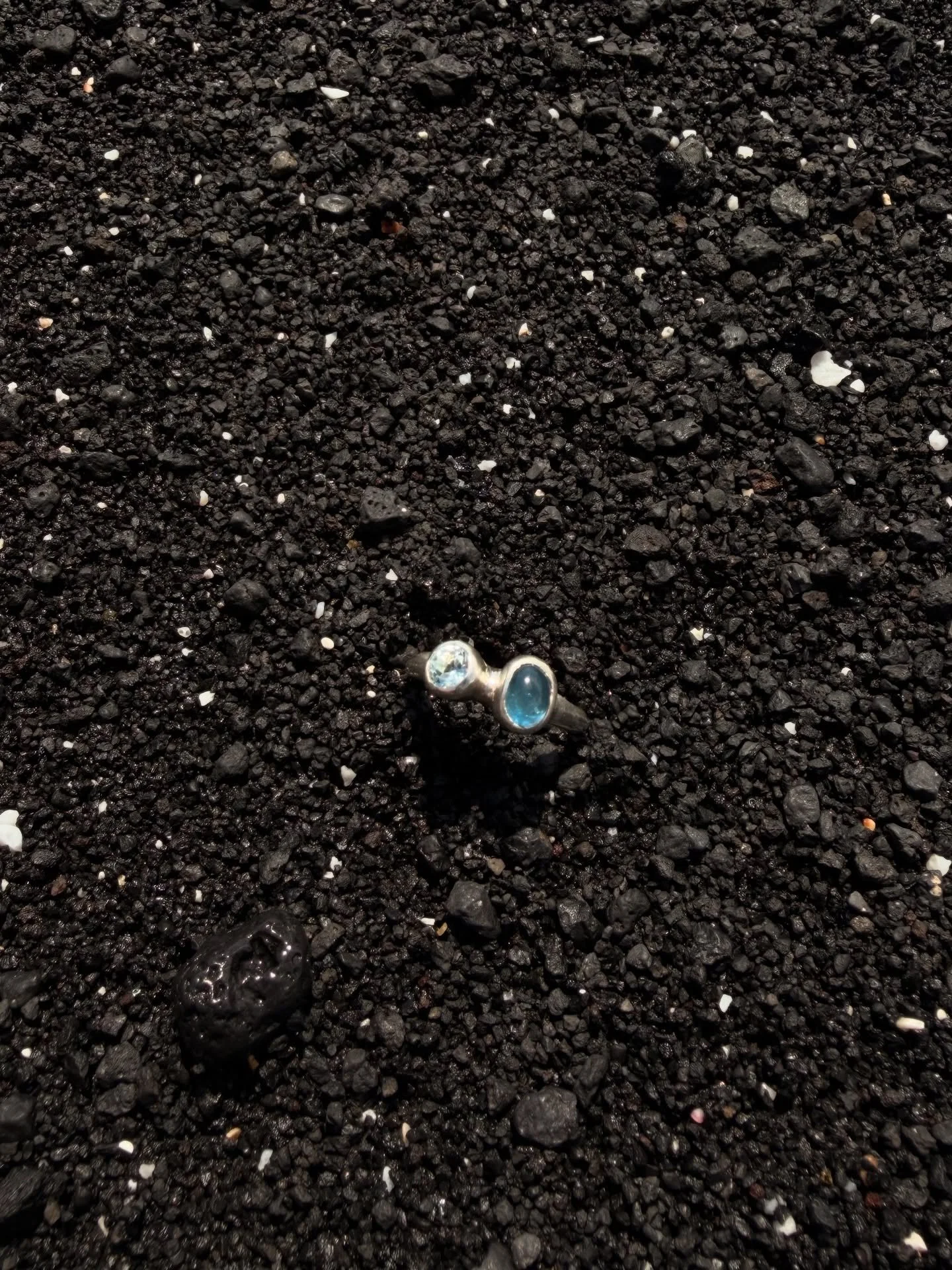 Sila &bull;&bull; form ring &bull;&bull; exploring raised bezels and organic structure with silver