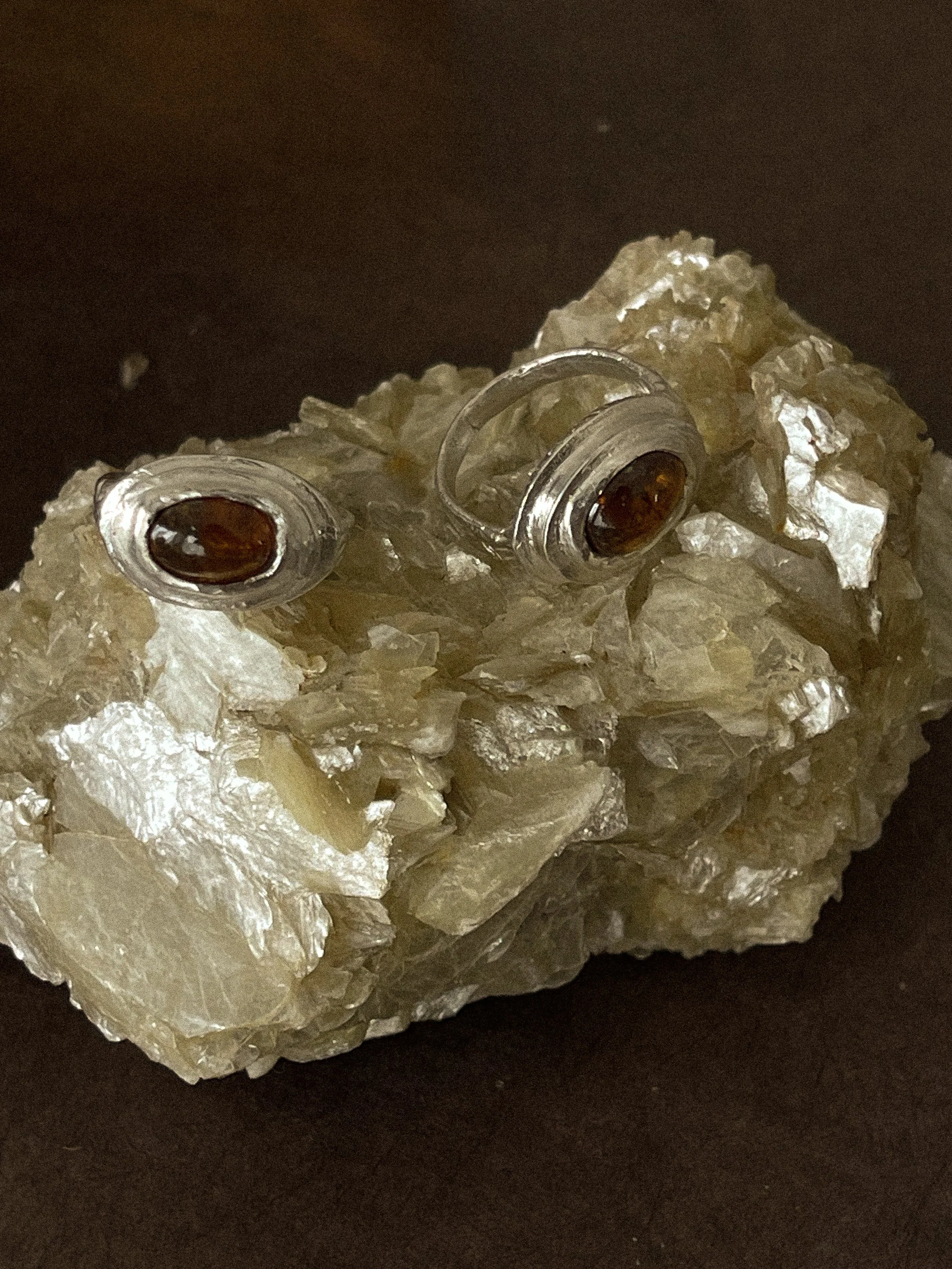 Silver Bhakti Bones Signet