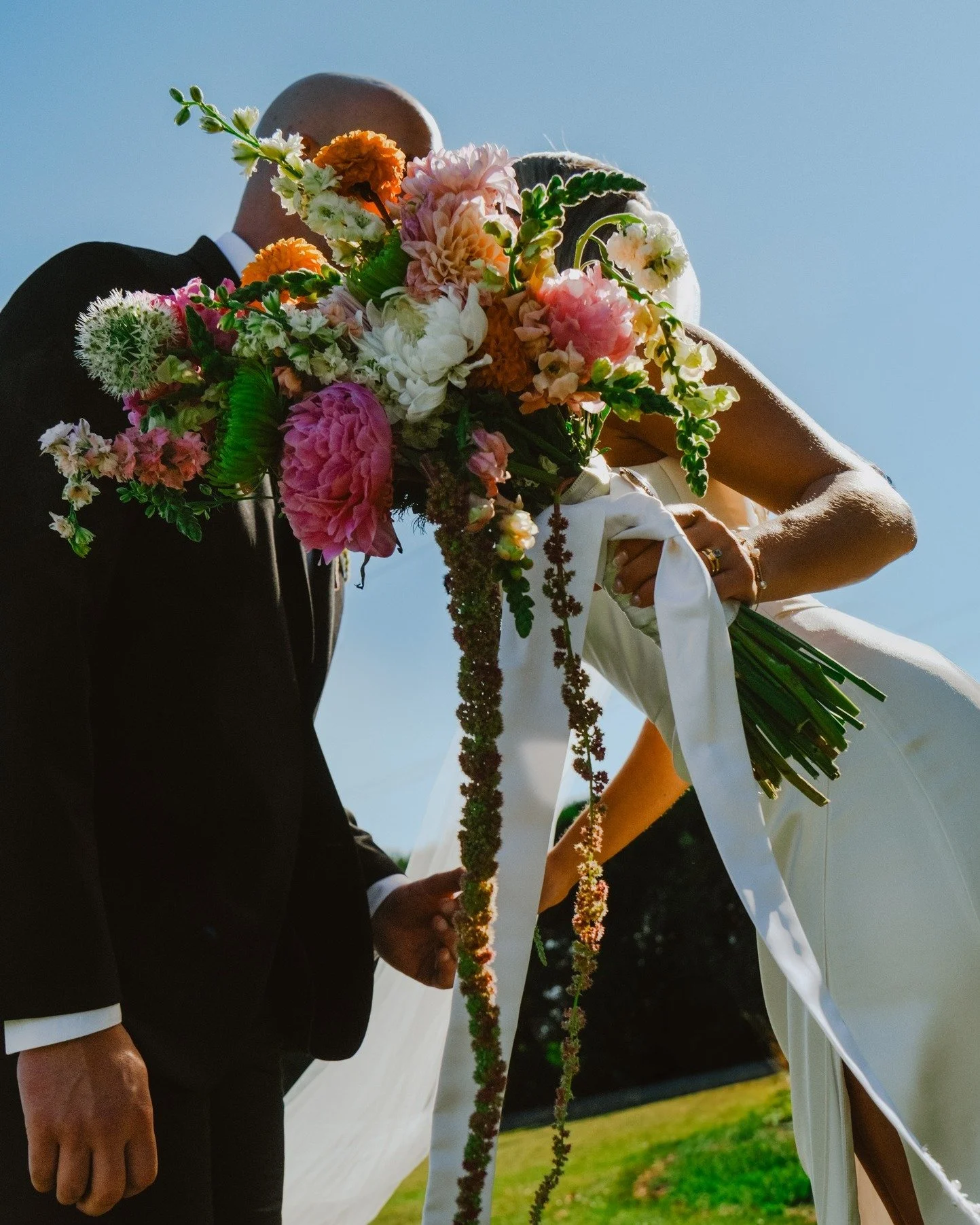 floral inspo from the bride who made these herself!