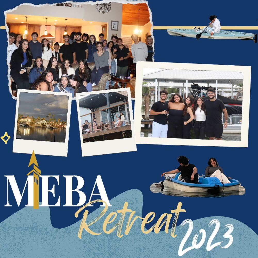 This semester the MEBA Board went on our first retreat!🥳 It was the perfect opportunity to bond with one another and make lifelong memories. We are excited for the rest of the semester where we will put our teamwork into action to host professional 