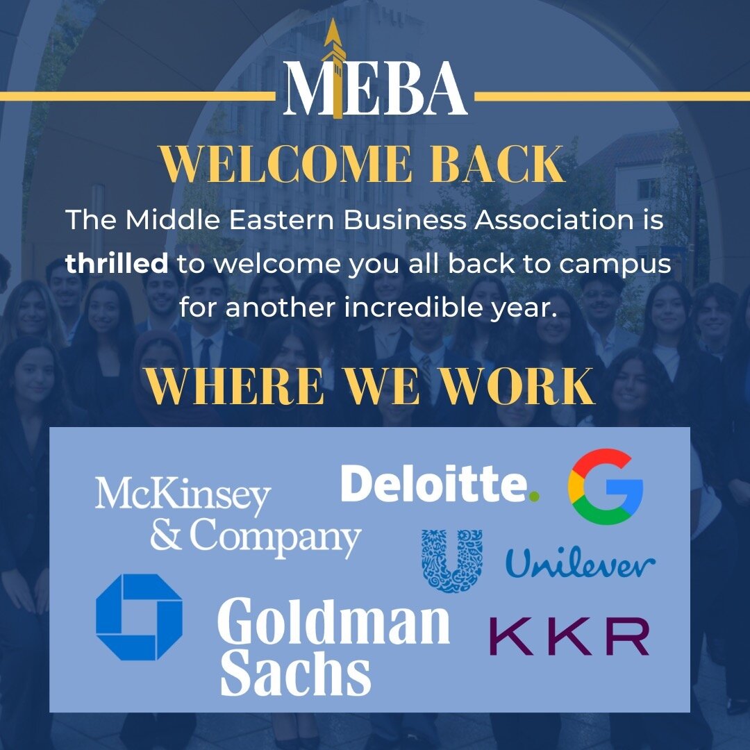 Welcome back Bears and MEBA prospects! Recruitment has begun for chair member positions📣 Visit us today on Sproul Plaza or check out our website for more information on our 7 committees you can get involved in, refine your business skills, and contr