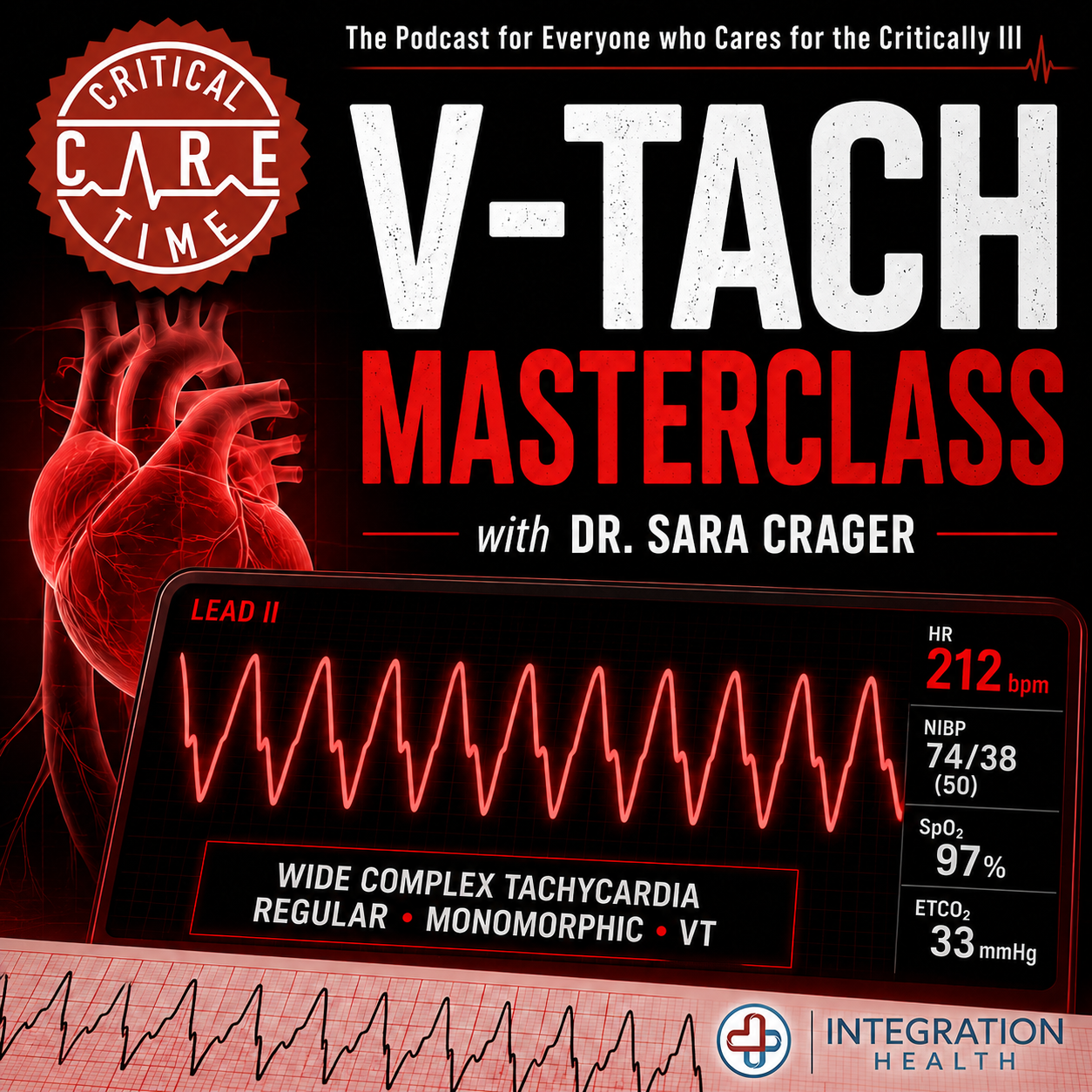 #78 V-Tach Master Class with Dr. Sara Crager