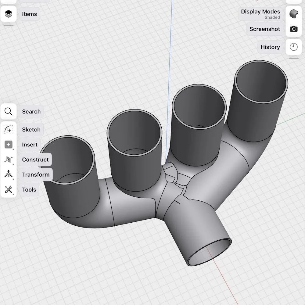 claude fable 5 exhaust manifold creation