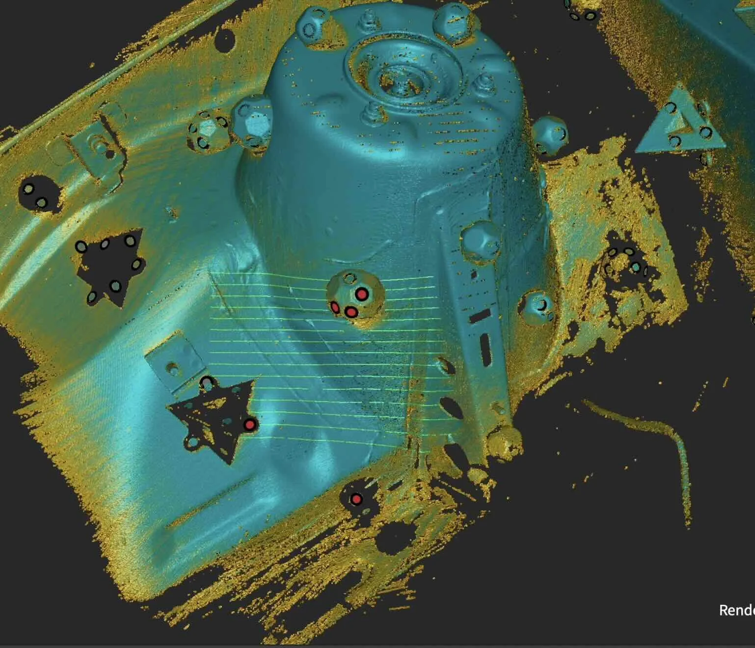 3d scanning an engine bay