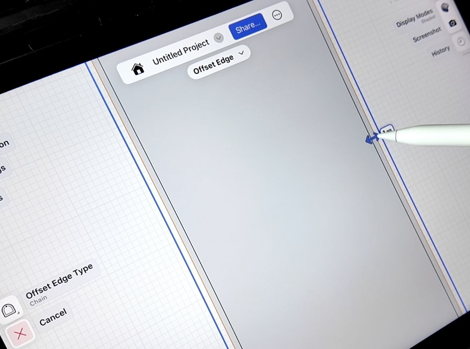 datsun relay cover shapr3d offset edge