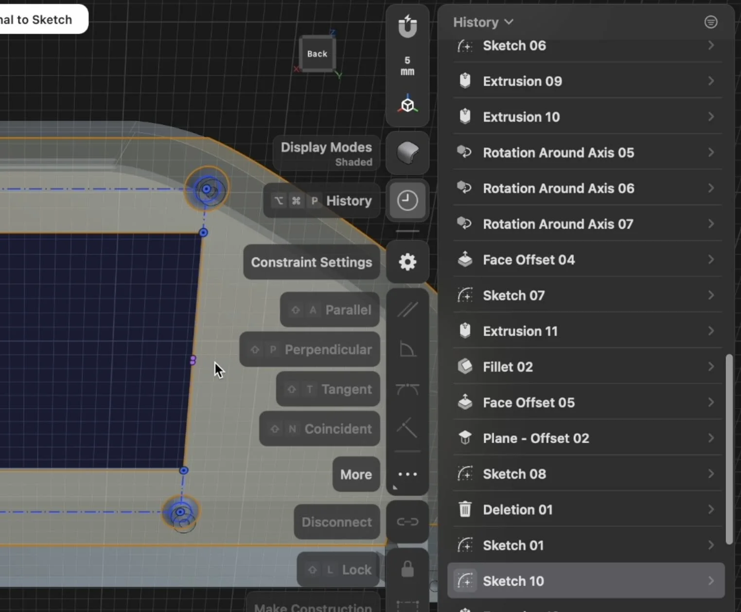Shapr3d digital dash re-design