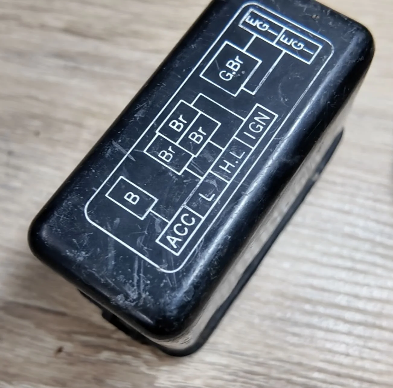 Datsun 280zx engine bay relay cover