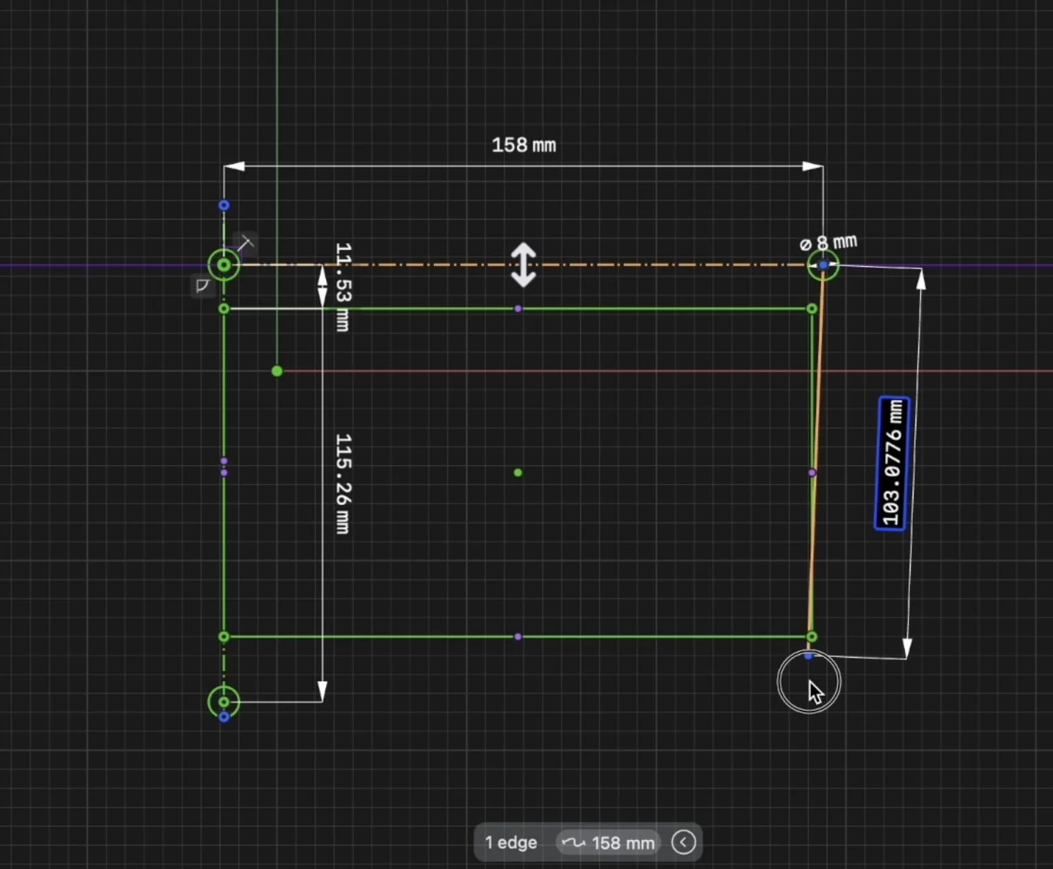 Shapr3d digital dash insert