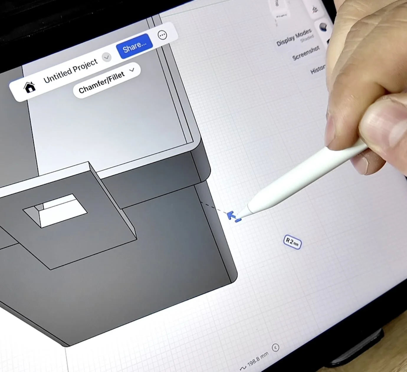 datsun relay cover 3d printed fillet design CAD
