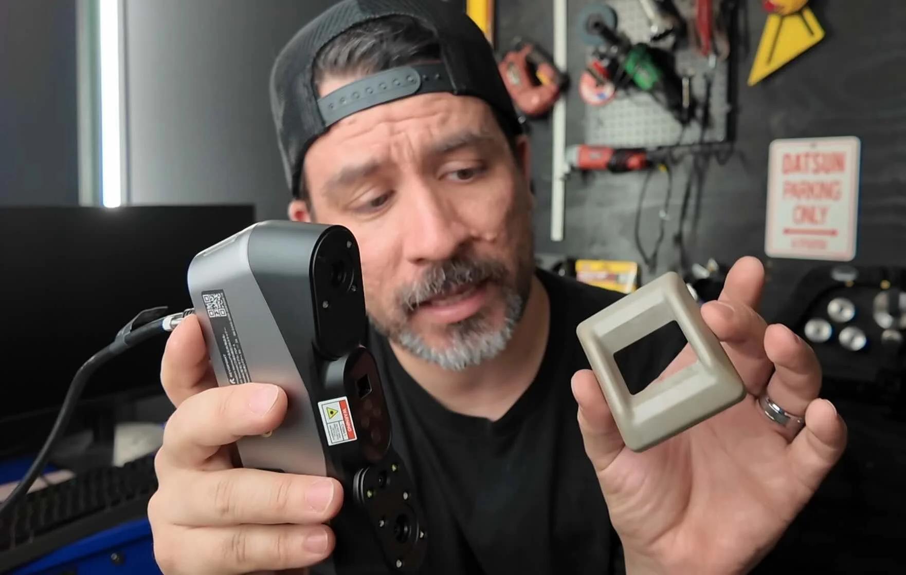 3d scanning Datsun power window switch