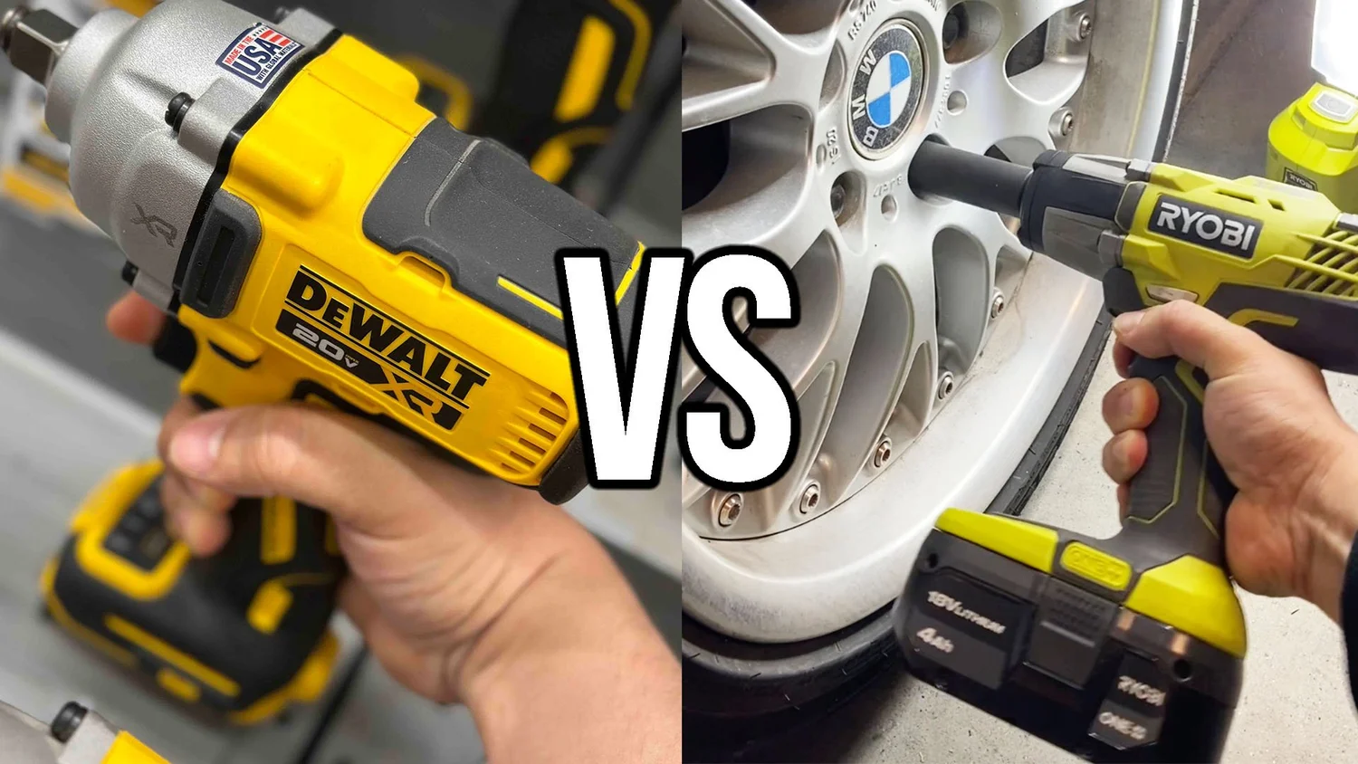 DEWALT VS RYOBI — ALL ABOUT THE BUILD