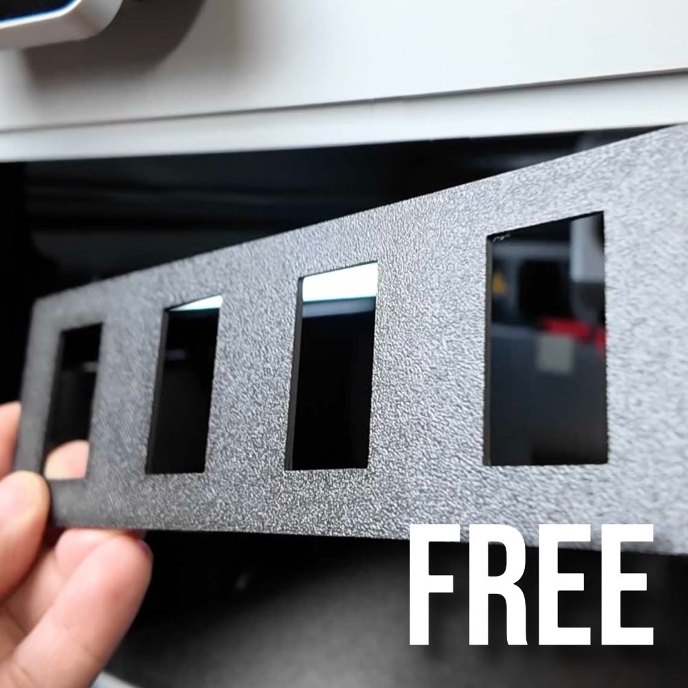 free car part radio delete plate