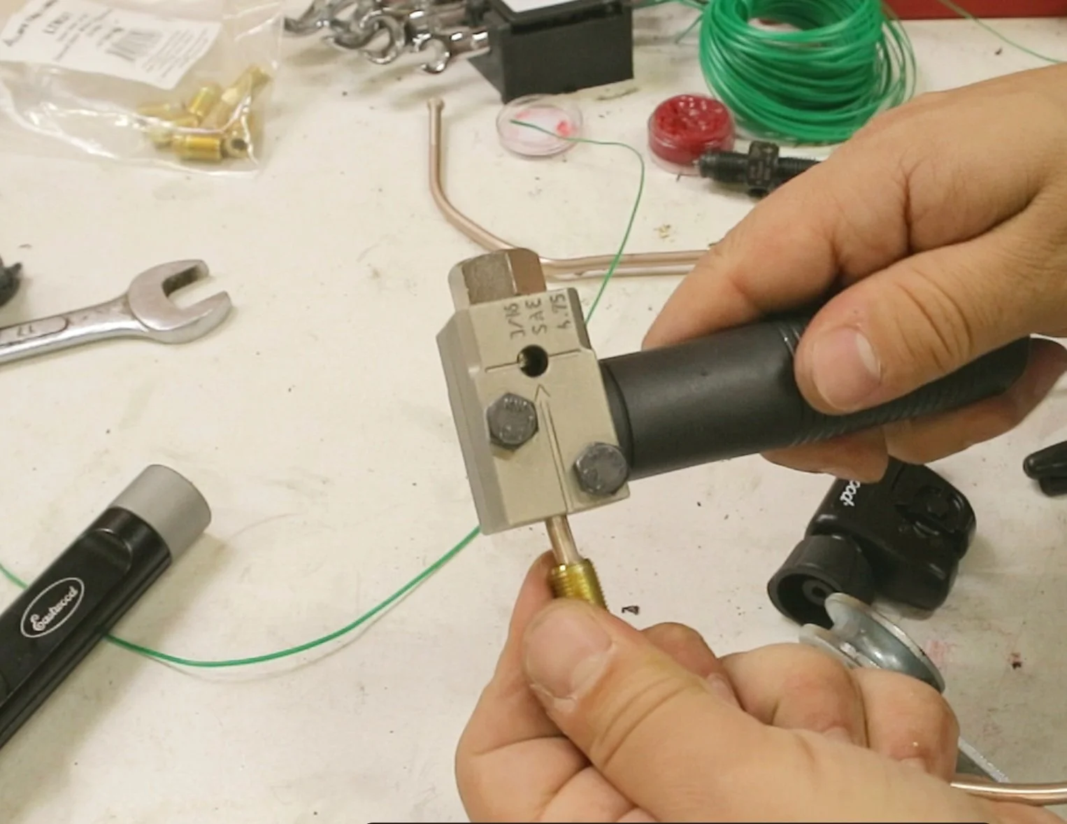 How To Flare Copper Nickel (NiCopp) Brake Lines — IT'S ALL ABOUT THE BUILD